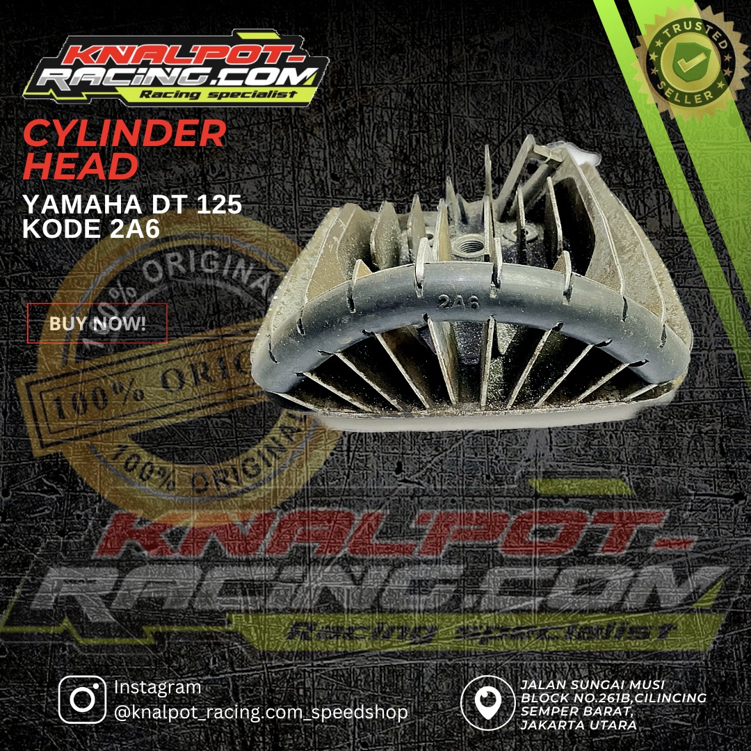 CYLINDER HEAD YAMAHA DT 125 KODE 2A6